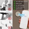 6PCS Magnetic Remote Control Holder, Self Adhesive Upgraded Remote Control