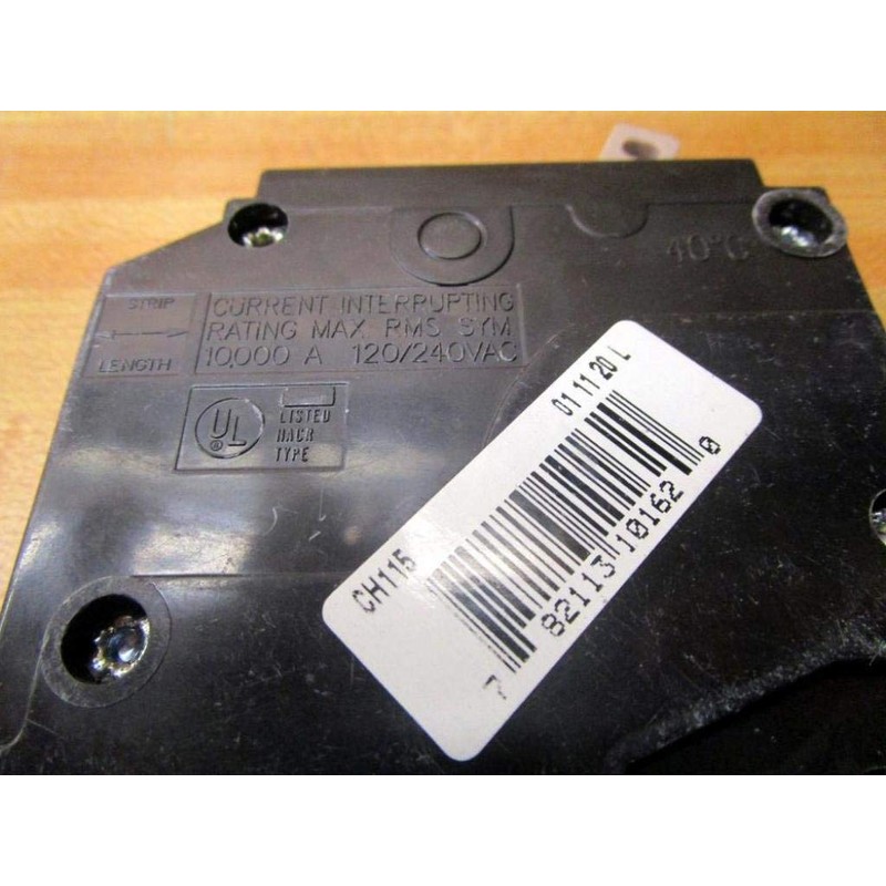 Cutler-Hammer 15A 1Pole Circuit Breaker CH115