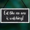 RED OCEAN Shabby Chic Sign Funny Kitchen Plaque Hanging Wall