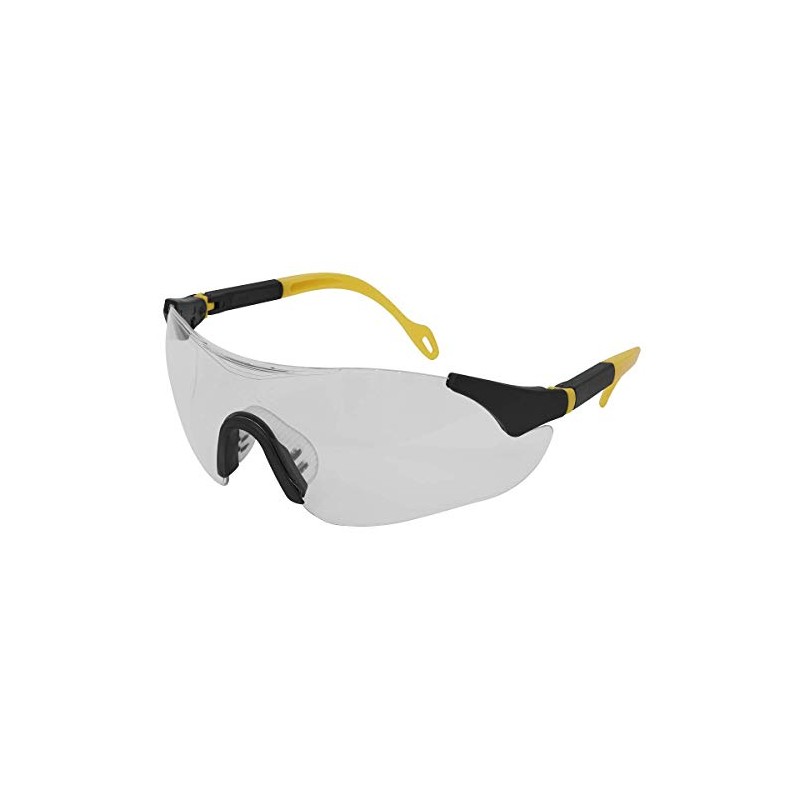 Worksafe 9208 Sports Style Clear Safety Glasses with Adjustable Arms