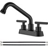 Aolemi Utility Sink Faucet 4 Inch Centerset, Laundry Sink Faucets