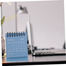Tofficu 4 Pcs 2022 2022 Desk Calendar 2022 Monthly Calendar Daily Desk Calendar Blotter Calendar Mini Calendar 2022 Counter Decor Note-taking Calendar Spiral Paper Child Student Calendar