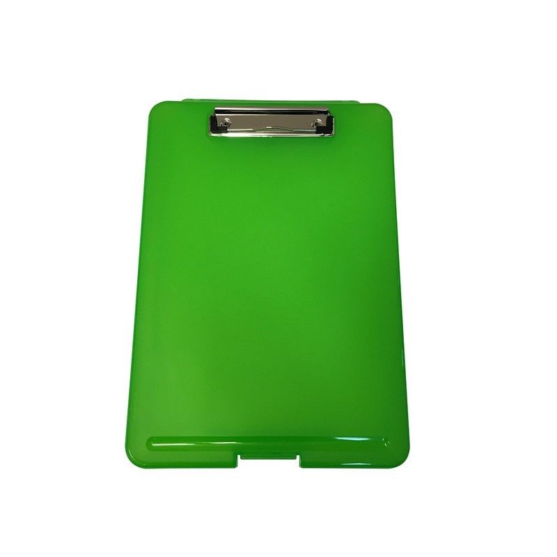 Janrax A4 Green Clipboard Box File - Storage Filing Case