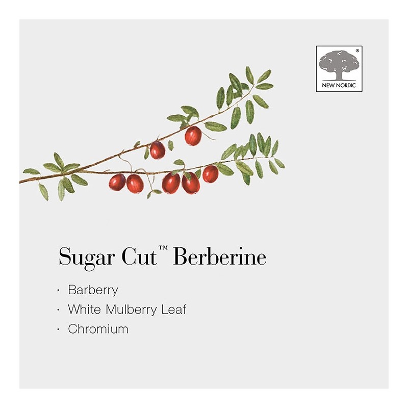 New Nordic Sugar Cut Berberine 60 Tablets