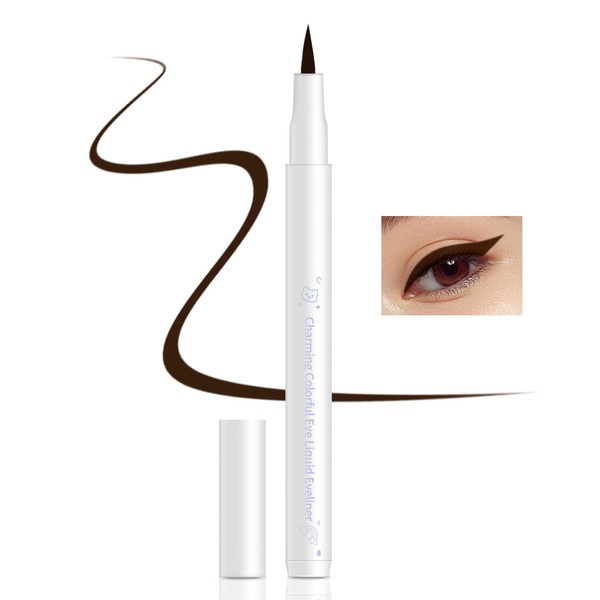 Boobeen Liquid Eyeliner Pen, Waterproof Smudge-proof Eyeliner with Precise Ultra