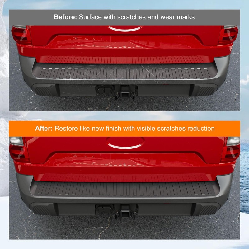 powoq Rear Bumper Step Pad Compatible with 2022-2025 Ford Maverick