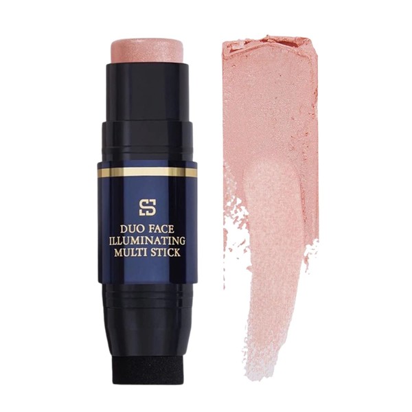 SIIA Cosmetics, Duo Face Illuminating Multi Stick, Dual-Use Applicator for
