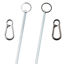 Half Moon Elevator Door Key, Half Moon Elevator Key Compatible with Schindler Elevator, Half Moon Key with Metal Fob (Dark Gray), Set of 2