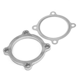3in 4 Bolt Turbo Exhaust Downpipe Flange Gasket Kit Fit for Garretts Turbo Series T3/T4 GT30 GT30/GT35, Stainless Steel Flange Discharge Flange Vehicle Accessory