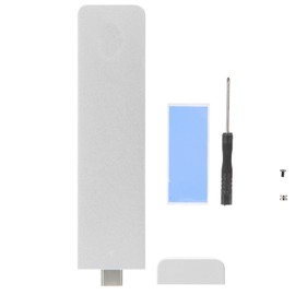 Magnetic Hard Drive Enclosure M.2 for SATA USB3.1 Hard Drive Case Housing Adapter(I8C2280 (TYPEC Interface)-Silver )