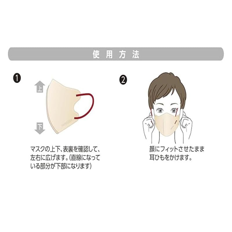 [AI-WILL] 3D 3D Non-woven Fabric Mask Wisteria bicolor Disposable Mask,