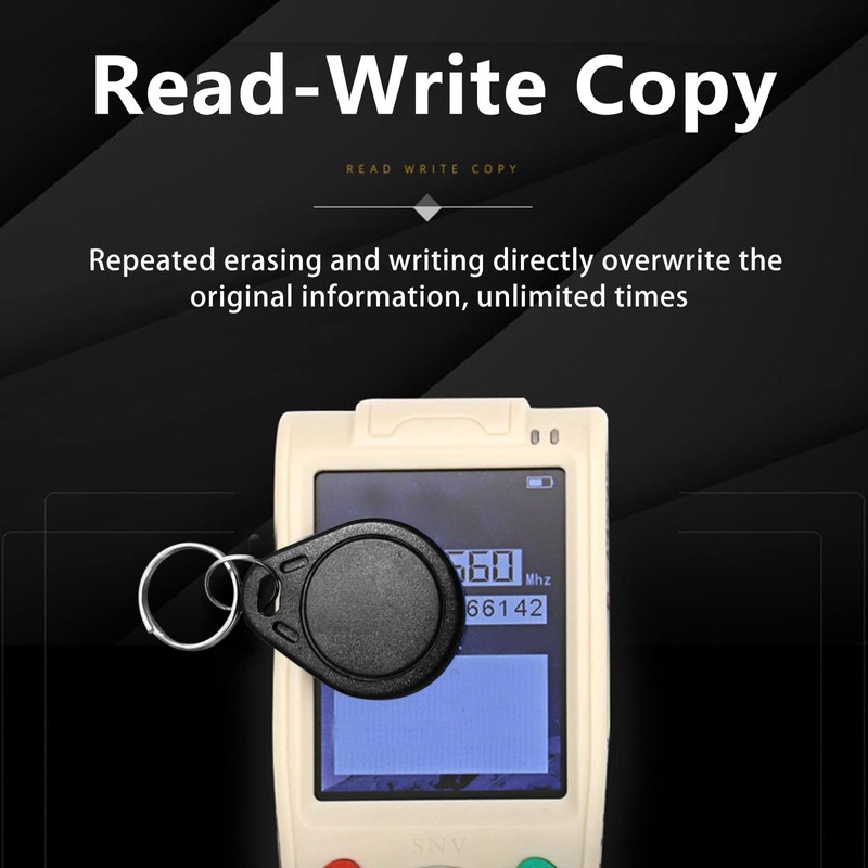 50pcs ID 125KHz RFID Writable Rewritable T5577 Key Fob for