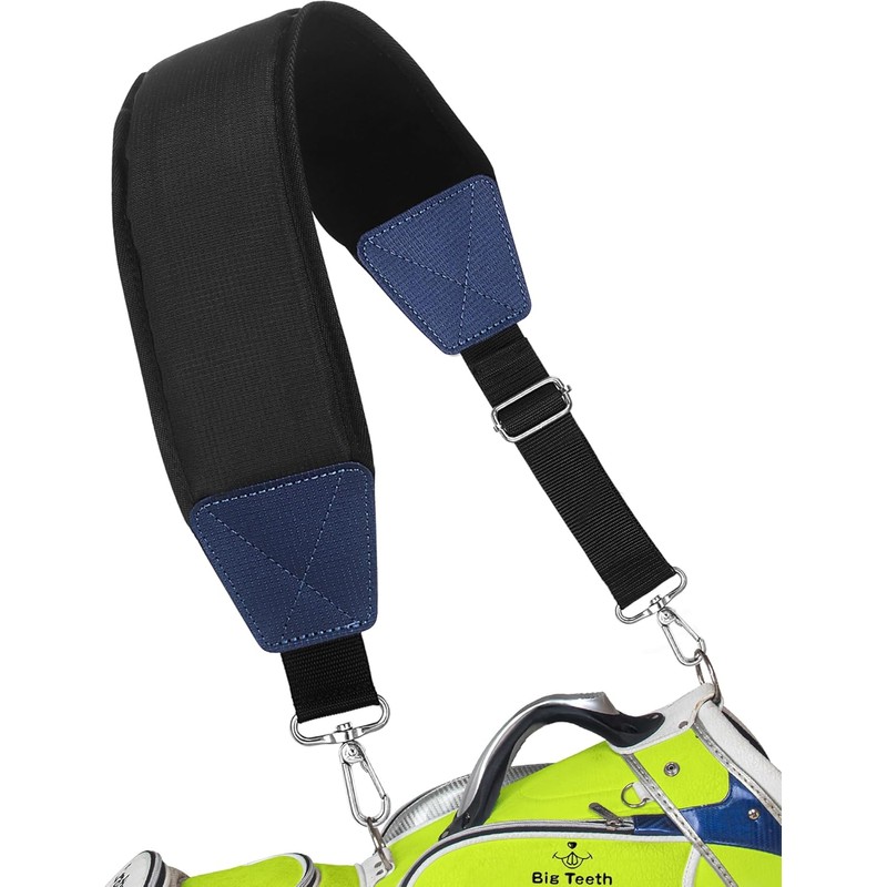 BIG TEETH Golf Bag Strap Single Padded Shoulder Strap Adjustable