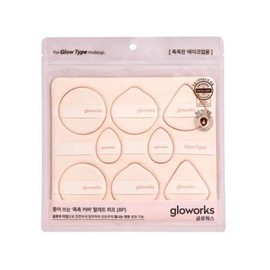 gloworks Tear-off Moisturizing Cover Palette Puff Beige / gloworks 뜯어 쓰는 촉촉 커버 팔레트 퍼프 베이지