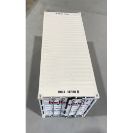 Unbranded 20 FOOT SHIPPING CONTAINER HELLMANN TO SCALE. SIZE  12” LONG
