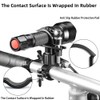 MiOYOOW Bicycle Torch Holder, 360° Rotatable, Adjustable Bicycle Flashlights Clamp,