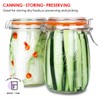 Anwoi Wide Mouth Glass Jars with Airtight Lid 32OZ 4
