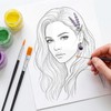 DOPENSPI 40PCS Paint Brushes Set, Nylon Hair Paint Brushes