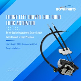 NOVAPARTS 80501-4HB0A Front Left Driver Side Door Lock Actuator for 2014-2020 Infiniti Q50 Door Latch Assembly Replaces # 805014HB0A