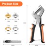Eyelet Punch Kit, 10mm Grommet Tool Kit with 200 Pcs