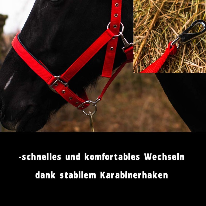 Pferdelinis Halter for warmblood, thoroughbred, cold-blood, pony - stable halter,