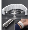 Ceramic Watch Band Universal strap with Quick Release Pins Butterfly