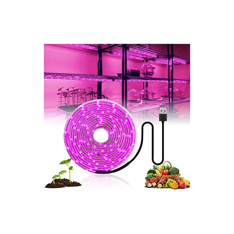 Peakloong LED Grow Light Full Spectrum 5V USB Grow Light
