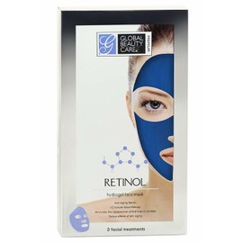 GlobalBeauty Care 6x 3 Facial Treatments=18 Global Beauty Care Premium Retinol Hydrogel Face Mask