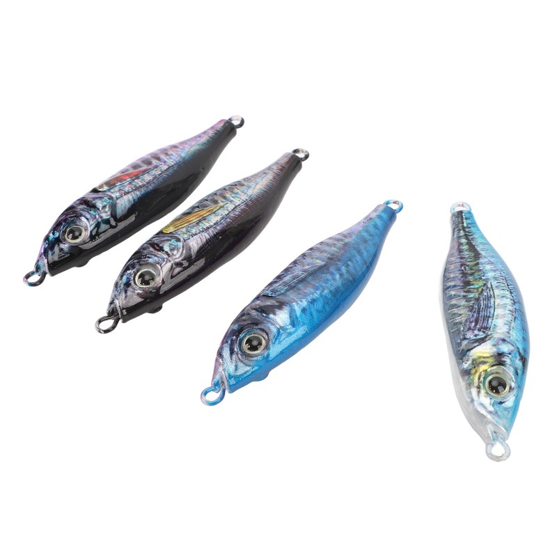 Fishing Lures 3D Spray Painting Simulated Luminous Iron Fishing Baits