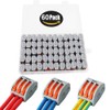 CESFONJER Lever Nut Connectors Assortment 60 Conductors Compact Wire Connectors