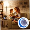 Kisangel 2pcs Multi-Functional Home Hygrometer Round Thermometer Digital Indoor Room