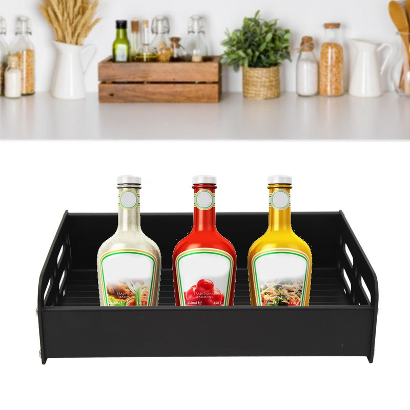 Wall Mounted Spice Rack Nordic Style Large Capacity Space Saving