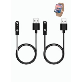 2 Pack Charging Cable for DEKELIFE G39 Smart Watches 1.85" HD for Women,WUNIAK Magnetic USB Charging Cable Replacement Charger Compatible.