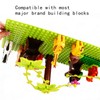 2 Baseplates for Large Blocks, Baseboard Compatible with Duplo &