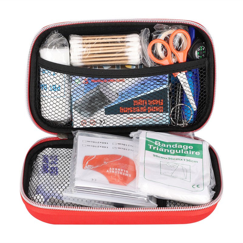 Portable Emergency Aid Kit Home Outdoor Car Emergency Survival Treatment