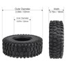 HobbyPark 1.0 Tires SCX24 Tires Soft Rubber for 1/18 TRX4M