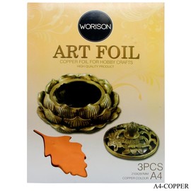 53ARTS Copper Art Foil A4, 3 pcs Pack