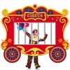 Yiaoyinnz Circus Party Decorations Carnival Cage Shaped Photo Backdrop Circus