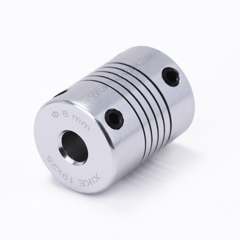 XIKE 1PC 3mm to 6mm Shaft Coupling 25mm Length 19mm