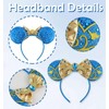 LIHELEI Mouse Ears Headband, Princess Jasmine Headbands for Girls Birthday