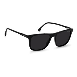 Carrera Men's 261/S Polarized Rectangular Sunglasses, Black Grey, 53mm, 18mm