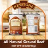 Keystone Meats All Natural Ground Beef 14 Oz Fully Cooked