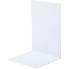 Sonic DA-4207-W Bookend with Magnet, L-Shaped, Large, 1 Piece, White