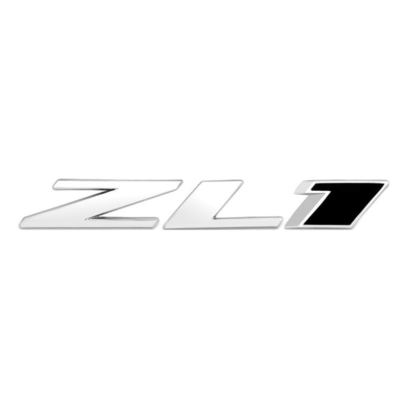 3D Raised Letters ZL1 Emblem Metal Side Rear Door with