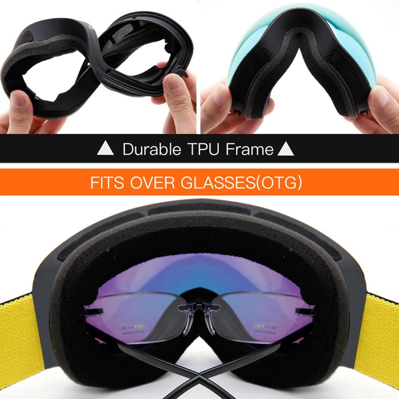 Juli Snowboard & Ski Goggles for Kids - Premium Snow