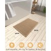 Upgraded Waffle Bath Mat 40x60 Super Absorbent Non Slip Comfortable