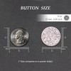 Jerler 10 Pcs Sliver Rhinestone Buttons Crystal Embellishments Sew on
