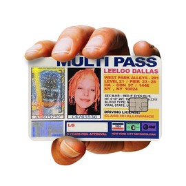 STiCKiEMART LEELOO MULTiPASS CARD SKiN COVER WiTH APPLICATOR!