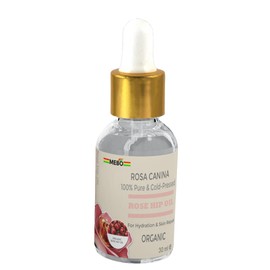 MEBO Organic Rosehip Oil - 100% Pure & Cold-Pressed - Rich in Vitamin C & Essential Fatty Acids for Face, Skin & Hair - Hydrating, Anti-Aging, Brightening & Nourishing – 30ml