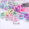 FEIFEI'S BOW 100 Mini Multicolor Hair Ponios Endless Elastics Bobbles